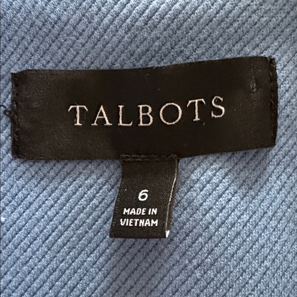 Talbot’s Light Blue Buttoned Blazer - image 5